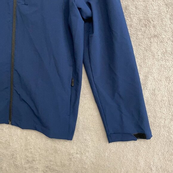 NWOT 32 Degrees Heat Men's XL Navy Full-Zip Jacket Windbreaker Mock neck - Picture 8 of 10